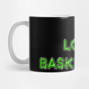 I Love Basketball - Green Mug